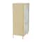 Hello Honey® 40" Solstice Narrow Metal Accent Cabinet with Adjustable Storage Shelves and Arched Glass Door
